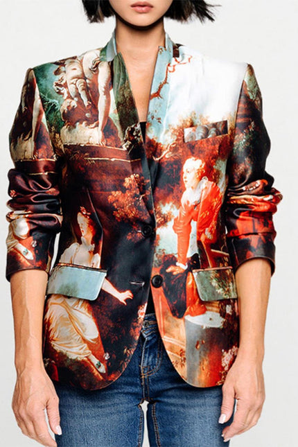 Custom-Made Tailored Blazer - Special Print