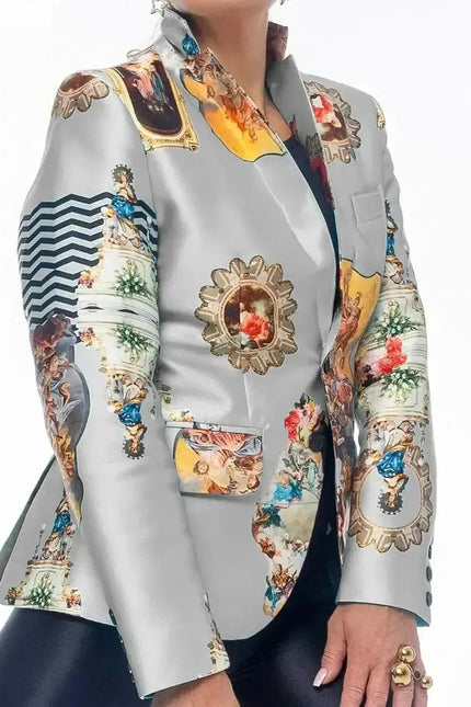 Custom-Made Tailored Blazer - Special Print