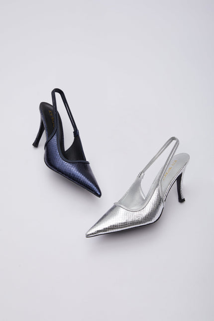 Icy Wong | Snake-print Slings