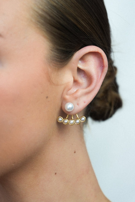 Miss Cecilia | Moonrise Fan Earrings
