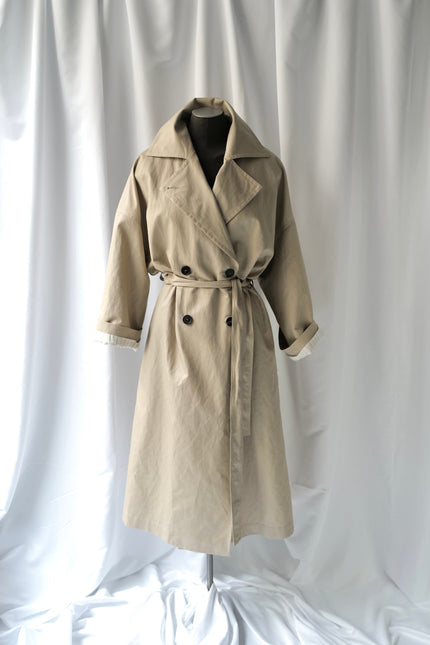 Anna Led | Double -Breasted Belted Trench Coat AGATA