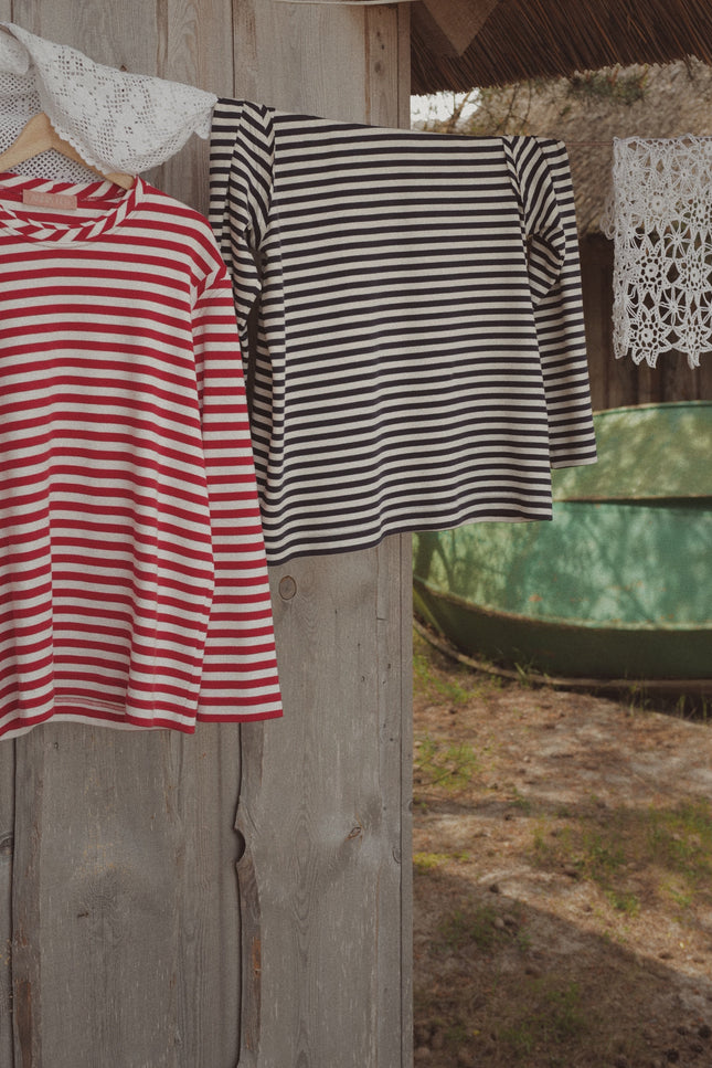 Striped Organic Cotton Long-sleeve NICA