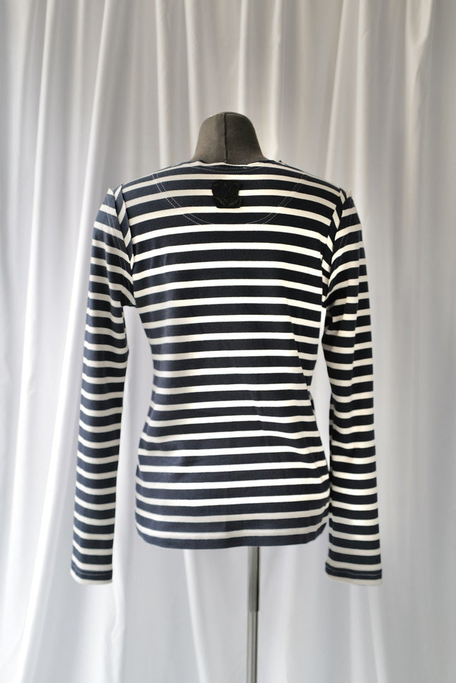 Anna Led | Fitted Slim Striped Long-Sleeve Top MARE