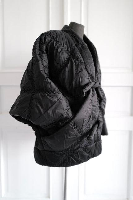 Quilted  Kimono KYOTO With Large Pockets and Tie Closure