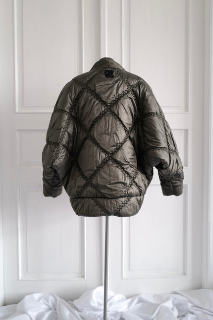 Anna Led | Quilted Kimono KYOTO OLIVE With Large Pockets