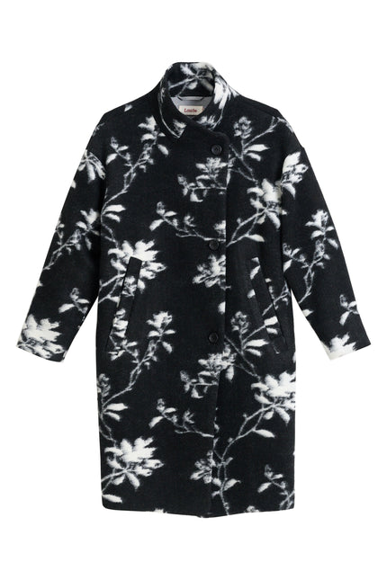 Donalda Power Bloom Funnel Neck Coat - Detail 5