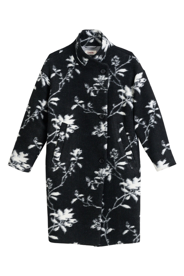 Donalda Power Bloom Funnel Neck Coat - Detail 5