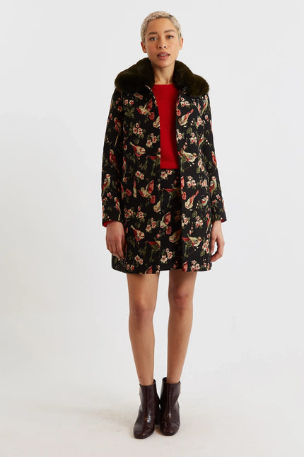 Dryden Tweet Jacquard Coat - Detail 5