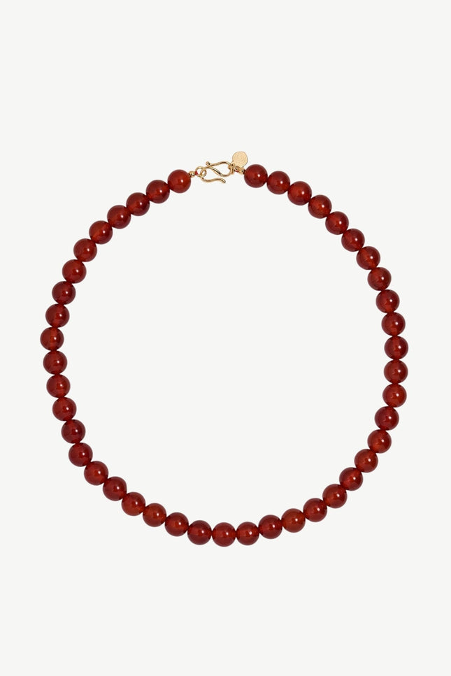 Miss Cecilia | Red Agate Necklace
