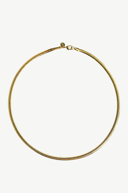 Miss Cecilia | Herringbone Snake Chain Necklace