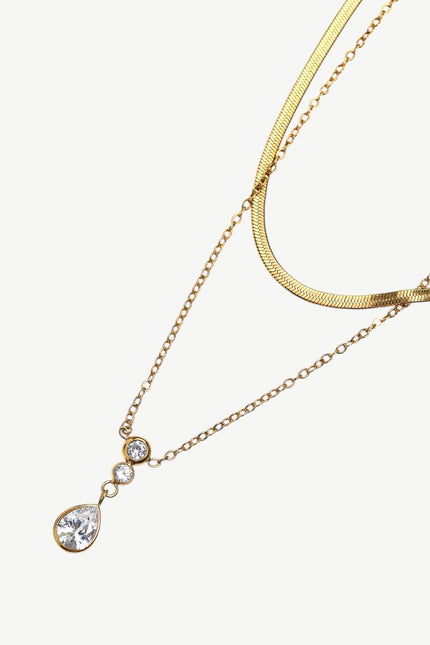 Miss Cecilia | Lumi Drop Necklace