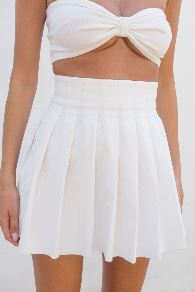 MySimplicated | Mini Skirt and Top Ribbed Fabric