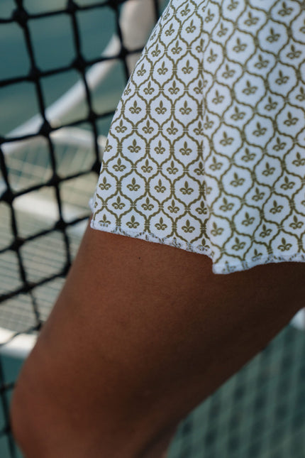 Befitnesslou | Skirt Mint Flor de Lis print