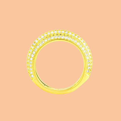 Arvino | Glitzy Star Studded Band Ring