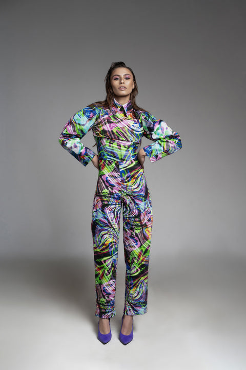 Psychedelic Overdose | Kombinezon Roza