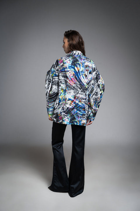 Psychedelic Overdose | Bow Jacket multicolor