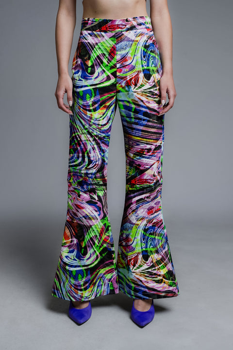 Psychedelic Overdose | Freefall Wide Leg Trousers