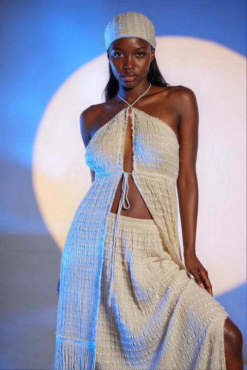 Zhenabia | Zaria Fringe Top