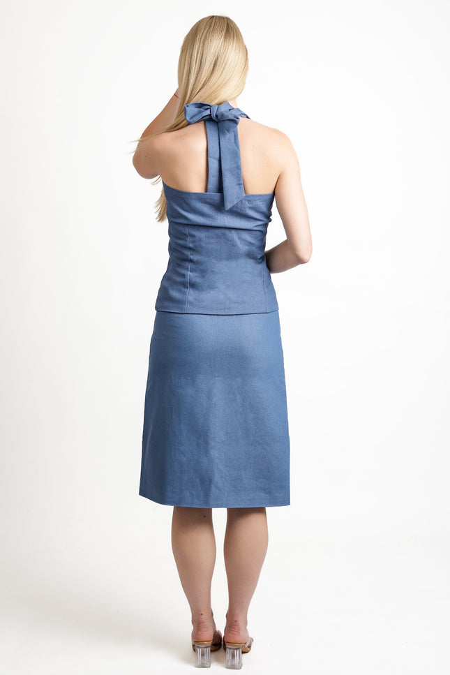 Muda Clothing | Top Veronica blue