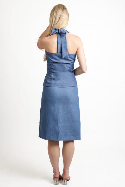 Muda Clothing | Top Veronica blue