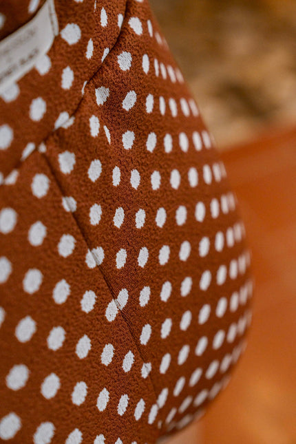 Befitnesslou | Krótkie CB Polkadot Comfy Brown&White