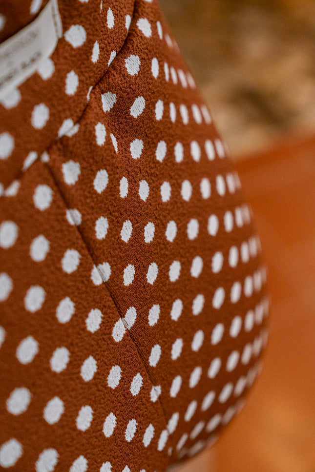 Befitnesslou | Short CB Polkadot Comfy Brown&White