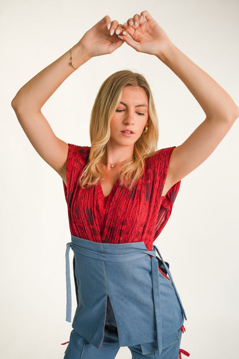 Muda Clothing | Top and Straight Trousers Set Sofhie