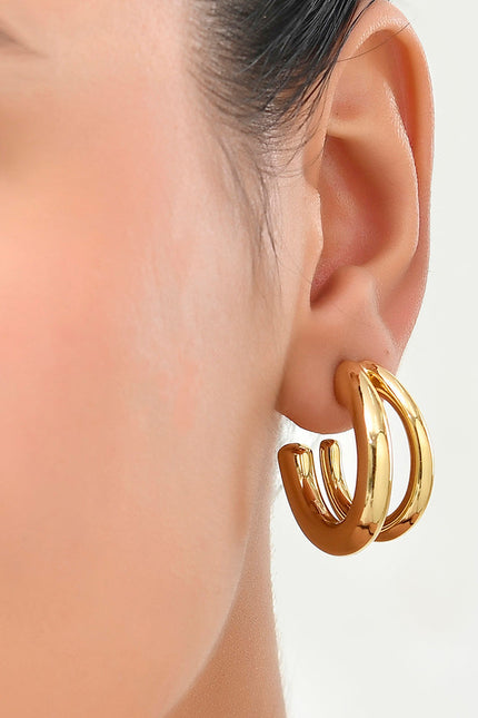 Arvino | Golden Gleam Hoops