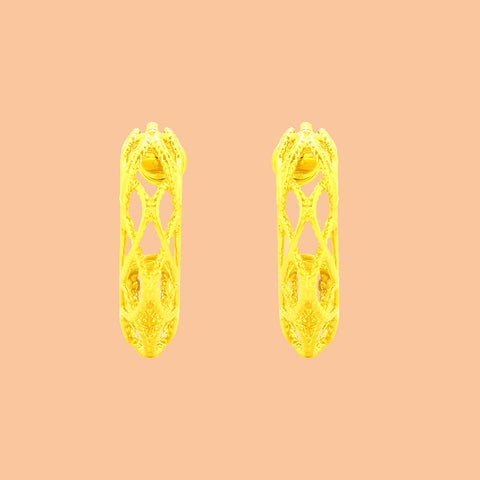 Arvino | Kolczyki koła z koronki filigranowej