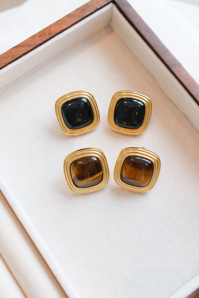 Miss Cecilia | Midnight Luxe Ear Studs