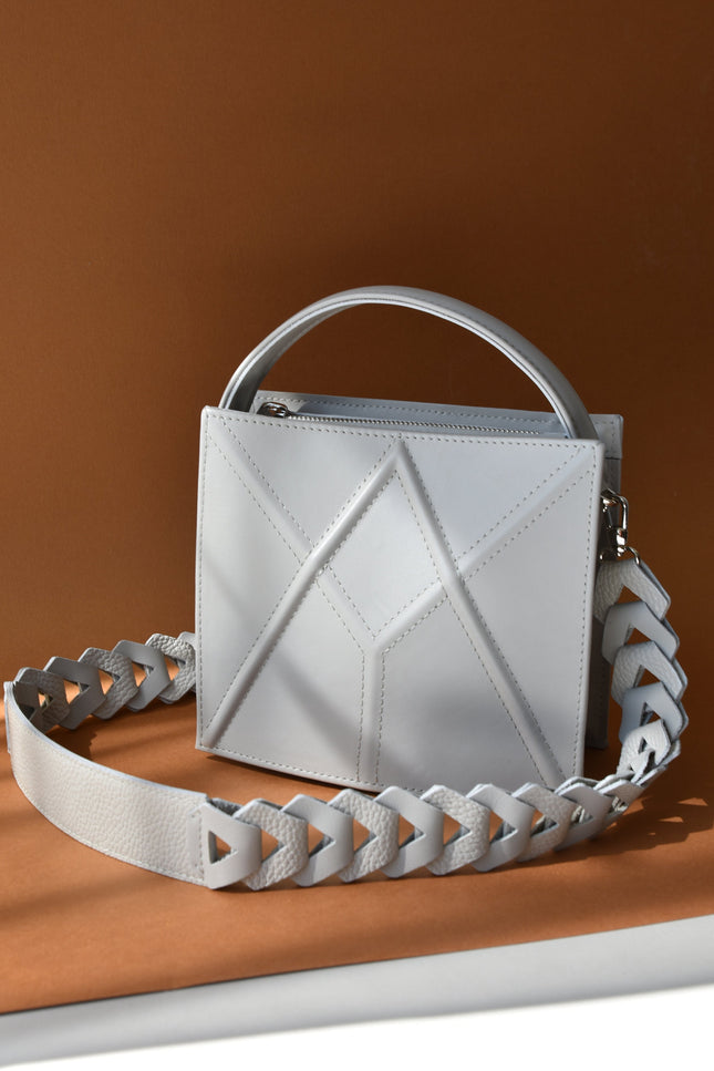 Gerda Retter Design | Facet Crossbody bag with handle and venice strap