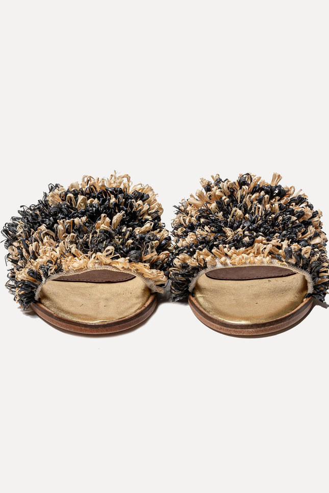 Entrudo | Flip Flops Baçal Raffia two-tone