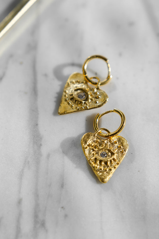 Pezi Jewellery | Eros huggie Zirconia