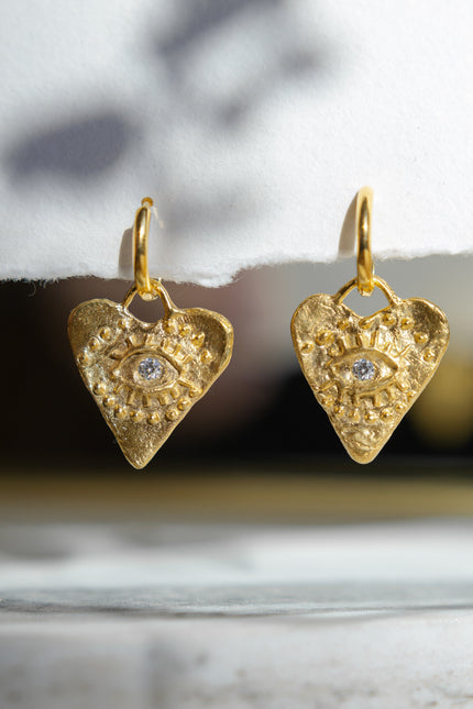 Pezi Jewellery | Eros huggie Zirconia