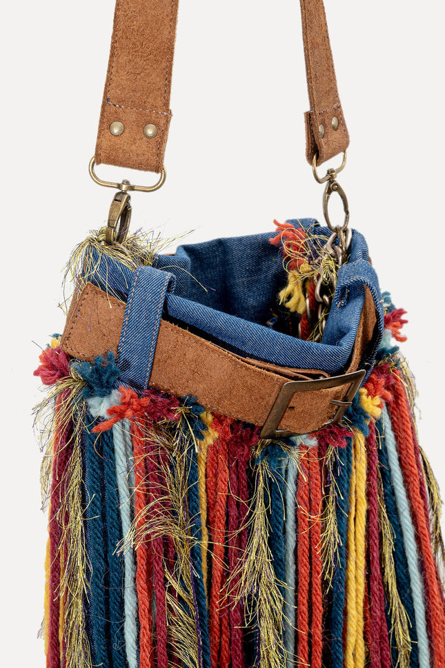 Entrudo | Penude Shoulder bag denim