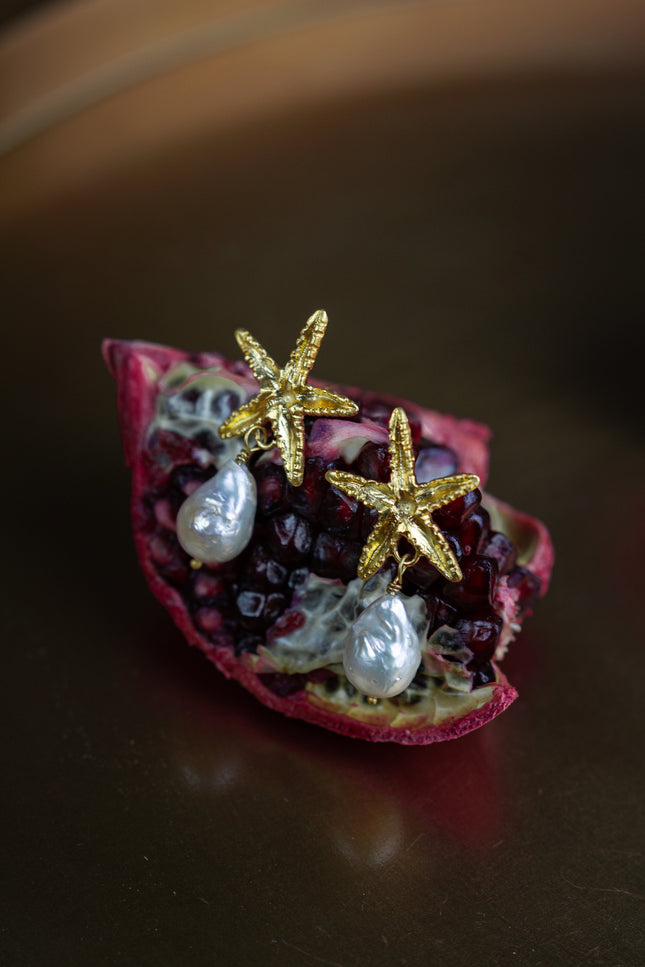 Pezi Jewellery | Asterias baroque pearl earring
