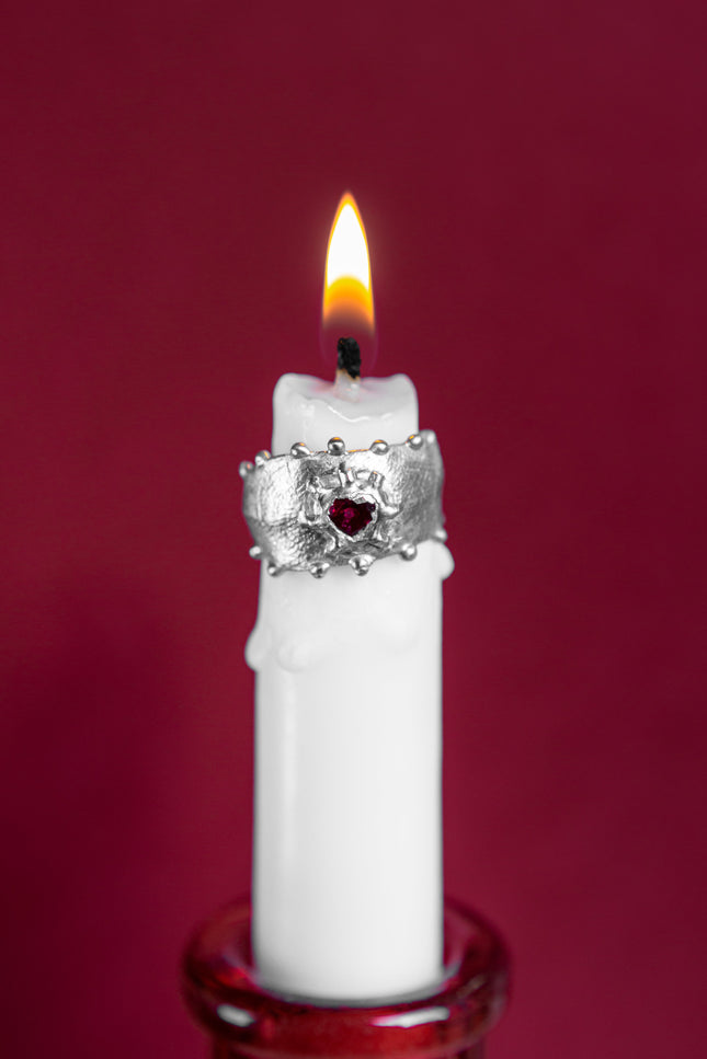Pezi Jewellery | Eros heart Silve ring