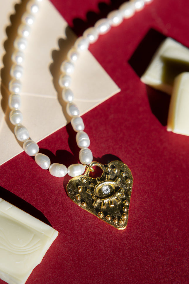 Pezi Jewellery | Eros margaritari nyaklánc cirkónia
