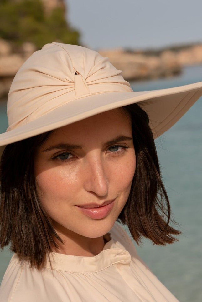 Kalani sunwear I Bahamas UV Sun Hat Nude