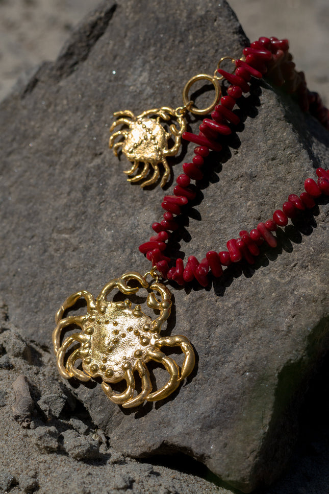 Pezi Jewellery | Carcinos Red Corall necklace