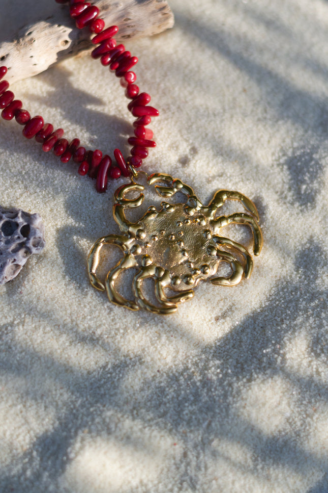 Pezi Jewellery | Carcinos Red Corall necklace