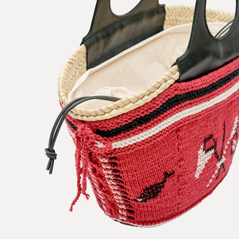 Entrudo | Koszyk Póvoa czerwony