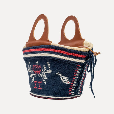 Entrudo | Koszyk Póvoa granatowy