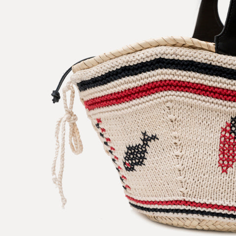 Entrudo | Koszyk Póvoa kremowy