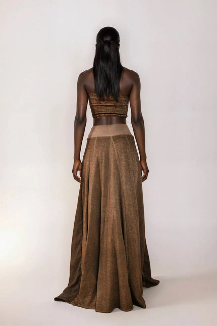 Zhenabia | ZHE Skirt in Desert Sand