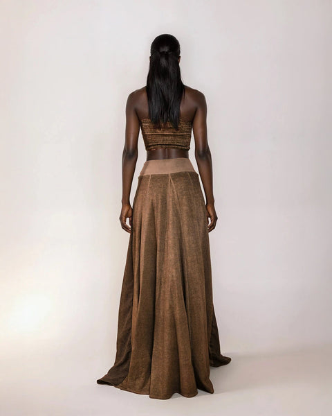 Zhenabia | ZHE Skirt in Desert Sand