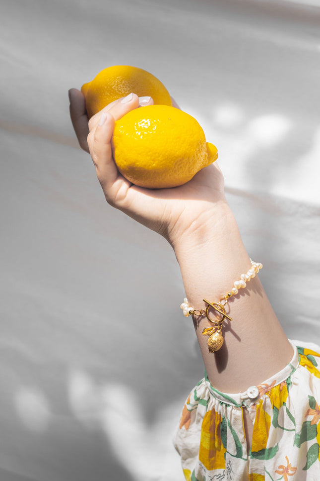 Pezi Jewellery | Lemóne pearl bracelet