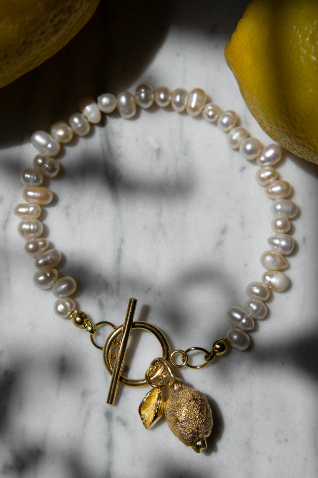 Pezi Jewellery | Lemóne pearl bracelet