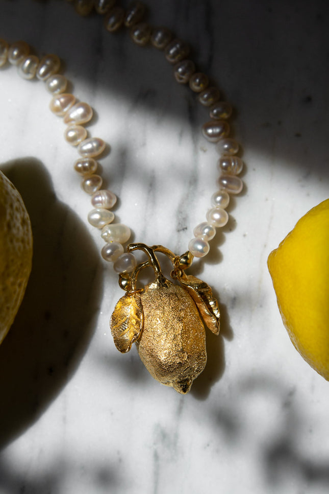 Pezi Jewellery | Lemóne pearl necklace