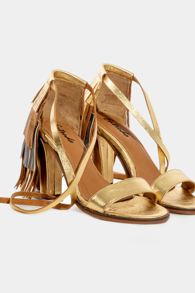 Entrudo | Lazarim Sandals gold & bronze